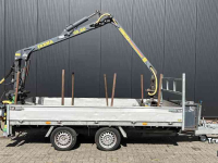 Autoanhänger bis 3500 Kg  Aanhangwagen met bosbouwkraan