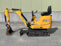 Minibagger JCB Micrograafmachine JCB 8008 CTS met machinetransporter