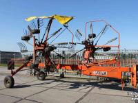 Schwader Fella TS1401 dubbele cirkelhark zijafleg harkmachine wiersmachine