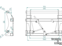 Adapter Qmac MERKADAPTER BLANCO - VOLVO L50T/M90