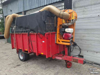 Kipper  Zuigwagen kiepwagen met Votex zuigunit bladzuiger zuiger vuilopzuiger mestzuiger