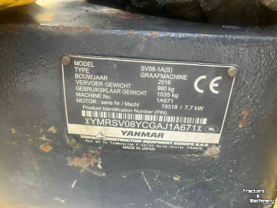 Minibagger Yanmar SV08