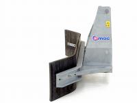 Gummi-Schieber Qmac RSTL250 Rubberschuif 250 Tractor Cat II + lepelinsteek Erfschuif / Modderschuif / Mestschuif / Sneeuwschuif