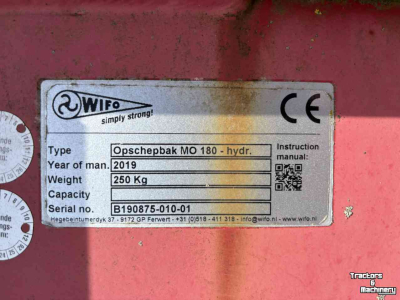 Ladeschaufeln Wifo MO 180