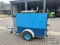 Stationäre Motor/Pump set  onderstel geluid gedempt , MWM 3 cilinder