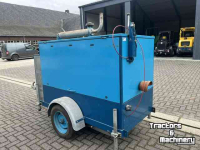 Stationäre Motor/Pump set  onderstel geluid gedempt , MWM 3 cilinder