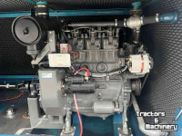 Stationäre Motor/Pump set  onderstel geluid gedempt , MWM 3 cilinder