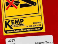 Diverse neue Teile Kemp Adapter Terex naar Ahlmann