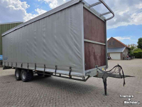 Transportwagen mit Plane / Erntewagen  V.d. Beucken Oogstwagen / Oogsttrailer / Zeilwagen