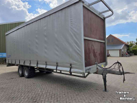 Transportwagen mit Plane / Erntewagen  V.d. Beucken Oogstwagen / Oogsttrailer / Zeilwagen