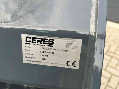 Planierschild Ceres Frontschuif CFS 2600 3P