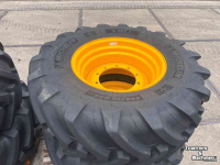 Teleskopradlader Michelin 460/70R24 Band + velg JCB