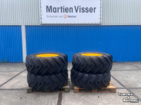 Teleskopradlader Michelin 460/70R24 Band + velg JCB
