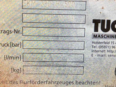 Kehrmaschine Tuchel EKM 230 H-520