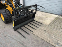 Mistgreifers JCB Mestgrijper Silagegrijper 140 cm minishovel Euro ophanging JCB