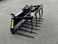 Mistgreifers JCB Mestgrijper Silagegrijper 140 cm minishovel Euro ophanging JCB