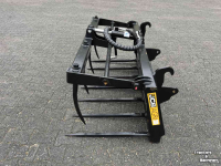 Mistgreifers JCB Mestgrijper Silagegrijper 140 cm minishovel Euro ophanging JCB