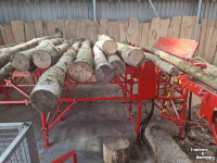 Holzspalter  Houtklover Hakki Pilke HP55 PRO houtkloverset voorraadtafel en afvoerband