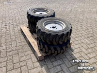 Räder, Reifen, Felgen & Distanzringe Weidemann BKT + Trelleborg 27x8.50-15 Banden