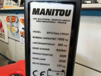 Elektrohubwagen Manitou EP15 Easy