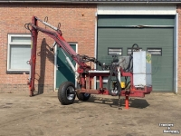 Mähausleger mit Schlegelmäher Bos HF 6000 klepelmaaierarm maaikorfarm mulcherarm mähkorbarm