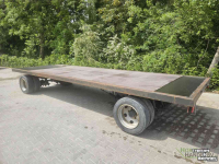 Anhänger  Platte wagen balenwagen hooiwagen