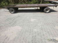 Anhänger  Platte wagen balenwagen hooiwagen