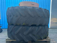 Räder, Reifen, Felgen & Distanzringe Michelin Dubbelwiel+haken 480/65R28