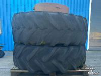 Räder, Reifen, Felgen & Distanzringe Michelin Dubbelwiel passend aan 25 Inch velg+haak