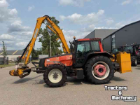Schlepper / Traktor Valtra 8150 Hitech met bos maaiarm met klepelmaaier!