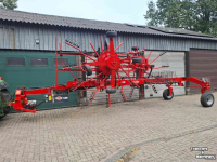 Schwader Kuhn GA 8020 dubbele hark zijafleg, duiner dijker rugger wierser harken opdijker opduiner rotorhark