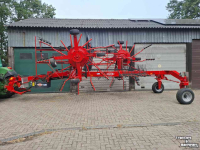 Schwader Kuhn GA 8020 dubbele hark zijafleg, duiner dijker rugger wierser harken opdijker opduiner rotorhark