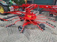 Schwader Kuhn GA 8020 dubbele hark zijafleg, duiner dijker rugger wierser harken opdijker opduiner rotorhark