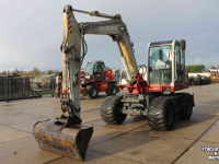 Mobilbagger Takeuchi TB070W mobiele graafmachine mobiele kraan bandenkraan