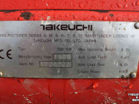 Mobilbagger Takeuchi TB070W mobiele graafmachine mobiele kraan bandenkraan
