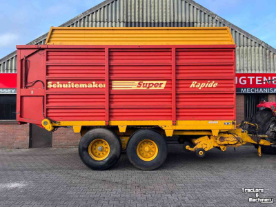 Lade- und Dosierwagen Schuitemaker Rapide 125 S opraapwagen. Weidebouwmachines
