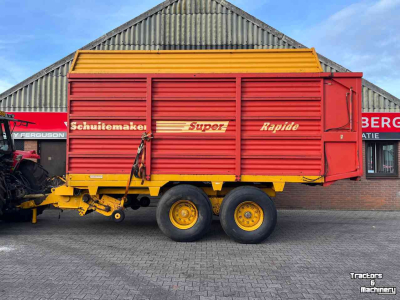 Lade- und Dosierwagen Schuitemaker Rapide 125 S opraapwagen. Weidebouwmachines