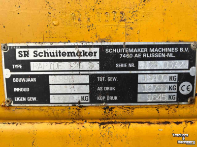 Lade- und Dosierwagen Schuitemaker Rapide 125 S opraapwagen. Weidebouwmachines