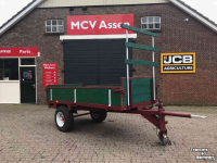 Tieflader / Anhänger  Enkelassige houten wagen