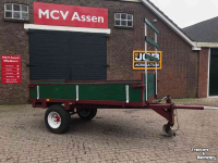 Tieflader / Anhänger  Enkelassige houten wagen