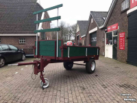 Tieflader / Anhänger  Enkelassige houten wagen