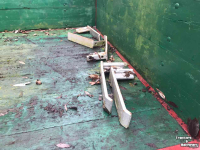 Tieflader / Anhänger  Enkelassige houten wagen