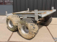Autres roues, pneus, jantes et accessoires Mengele Tandem geveerd onderstel tandemstel boggie banden en wielen/velgen 500/50R17 (500/50-17)