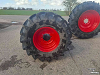 Räder, Reifen, Felgen & Distanzringe Michelin 16.9R24 & 18.4R38 AgriBIB