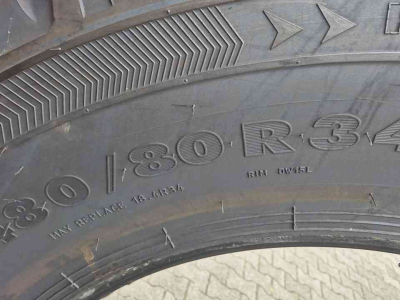 Räder, Reifen, Felgen & Distanzringe Nokian 480/80R34 en 400/80R24 TRI2 straatbanden gazonbanden
