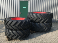 Räder, Reifen, Felgen & Distanzringe Michelin 650/65R42 + 480/70R30 spoor 213cm