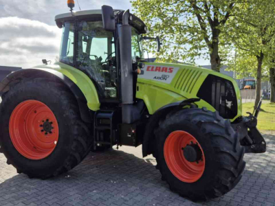 Schlepper / Traktor Claas Axion 810 C-Matic Cebis 50Kmh. Lucht, Fronthef en PTO