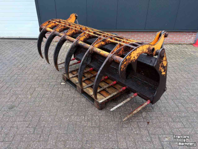 Silage Greifschaufel  / Greifgabel Kock & Sohn 2 mtr met schäffer aansluiting