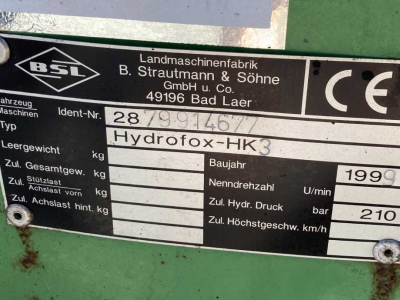 Siloblockschneider Strautmann Hydrofox HK3 kuilsnijder kuilvoersnijder U snijder voermachines