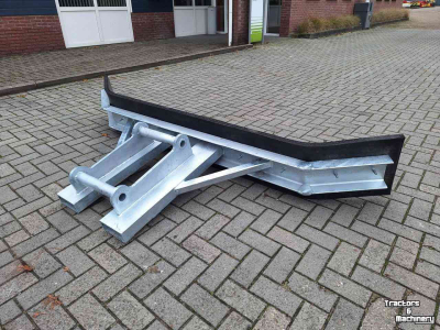 Gummi-Schieber  Heavy-Duty S60 rubberschuif 255 cm / modderschuif / wegenschuif